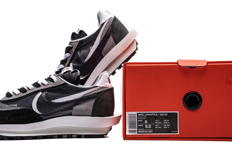 Nike LDWaffle x Sacai "Black & Grey & White"